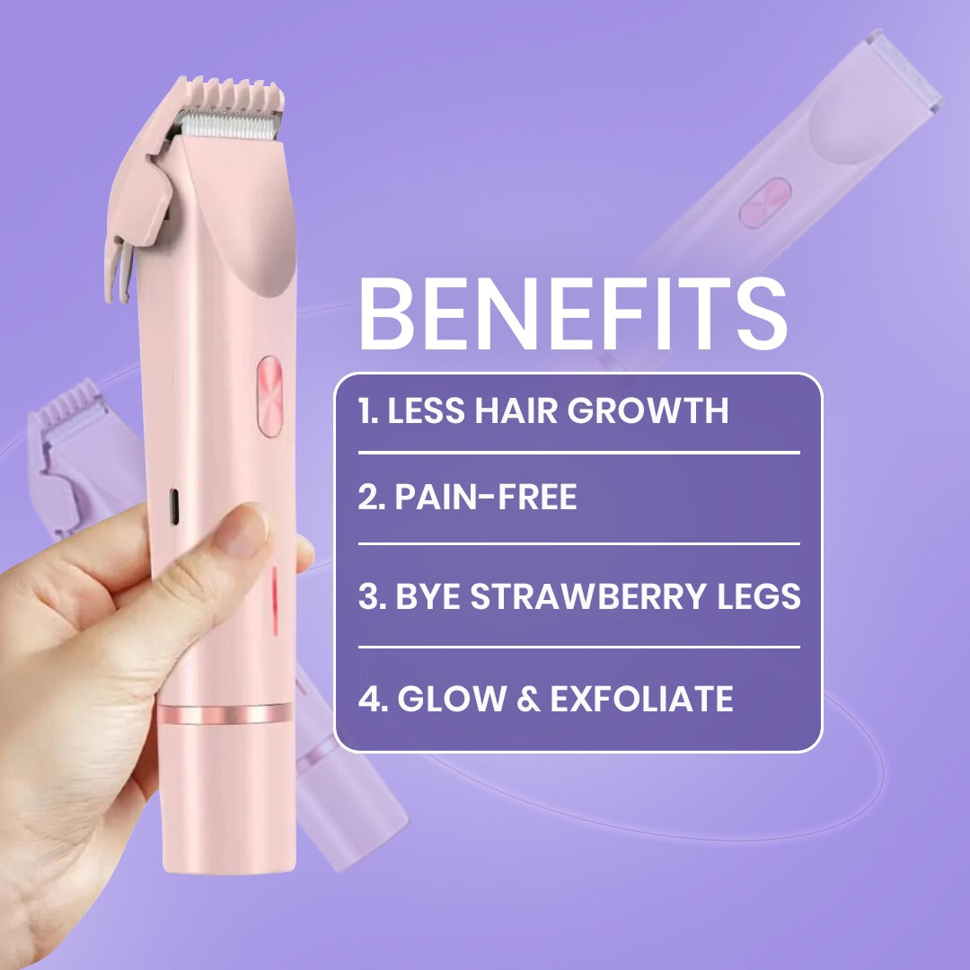 2 in 1 Women Body Shaver - Dual Side Heads (Quick & Easy)