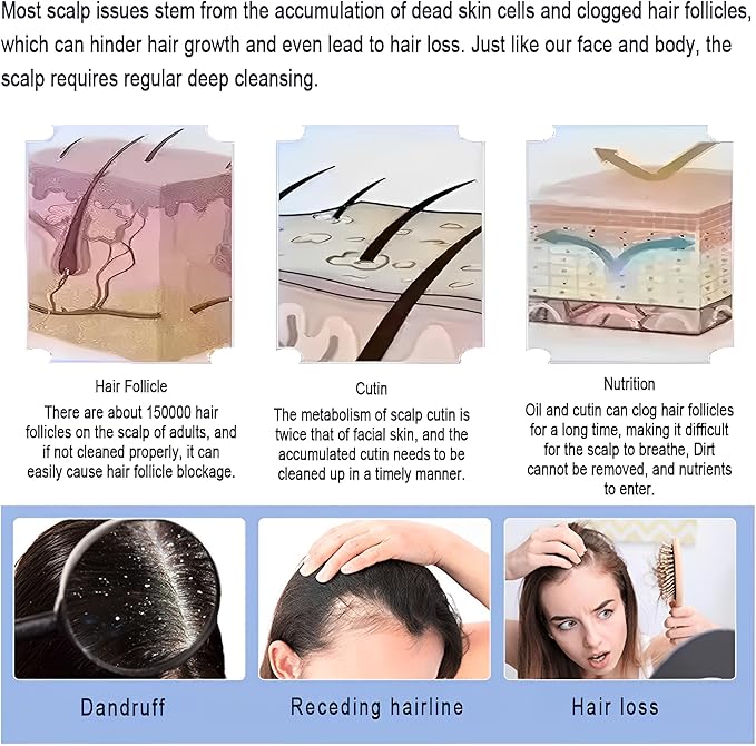 LED Hair Growth and Massager Brush